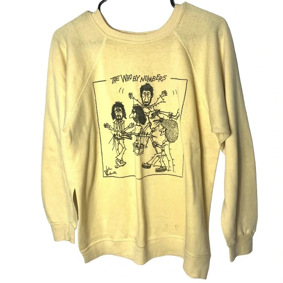 Vintage THE WHO By‎ Numbers Sweatshirt Medium - Picture 4 of 10